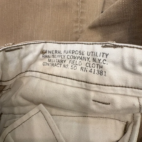 Vintage RRL Officer’s Field Chino Pants